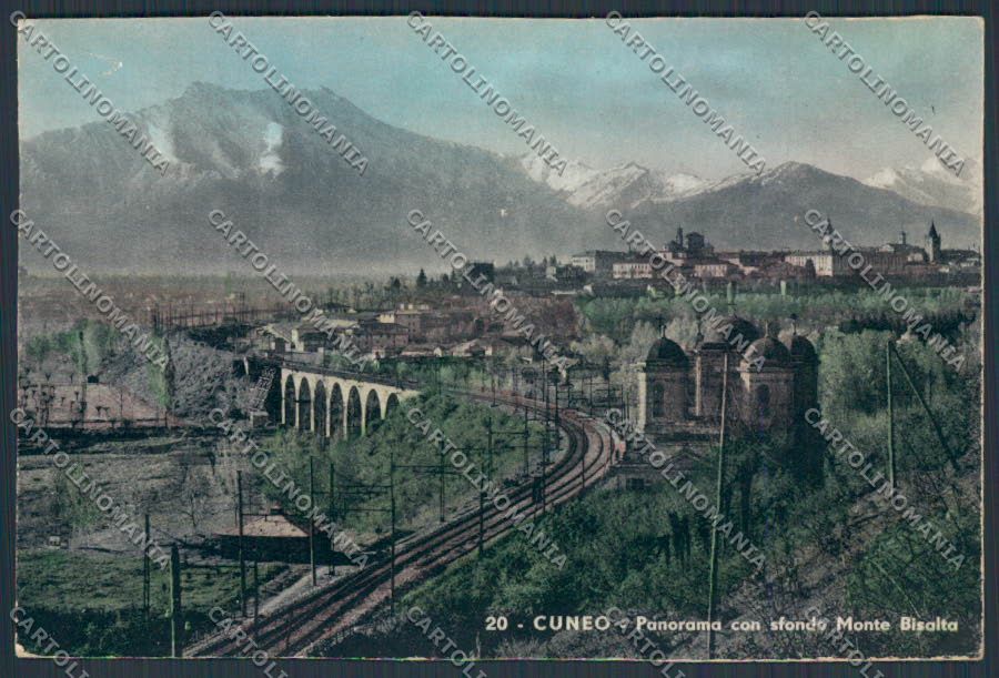 Cuneo Città Monte Bisalta FG cartolina BB3453 – fronte