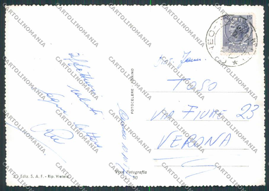 Cuneo Città Corso Dante foto FG cartolina BB3455 – retro