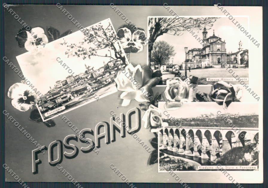 Cuneo Fossano foto STRAPPINO FG cartolina BB3462 – fronte
