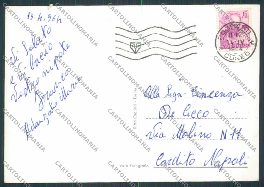 Cuneo Fossano foto STRAPPINO FG cartolina BB3462 – retro