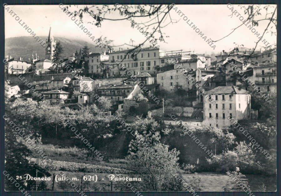Cuneo Dronero Panorama foto FG cartolina BB3467 – fronte