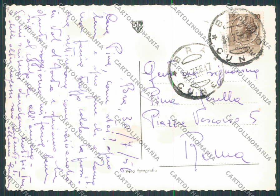 Cuneo Bra Corso Cottolengo foto FG cartolina BB3497 – retro