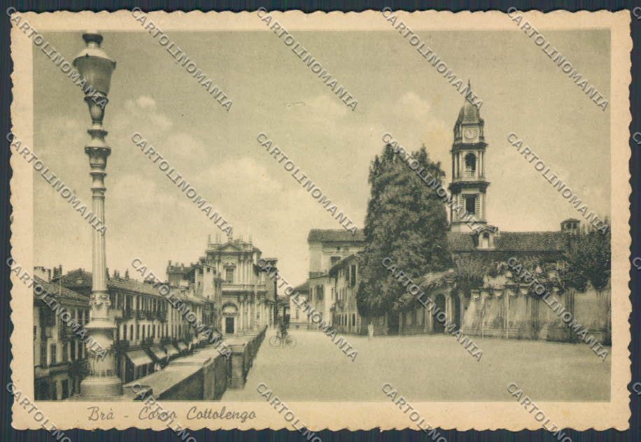 Cuneo Bra Corso Cottolengo FG cartolina BB3498 – fronte