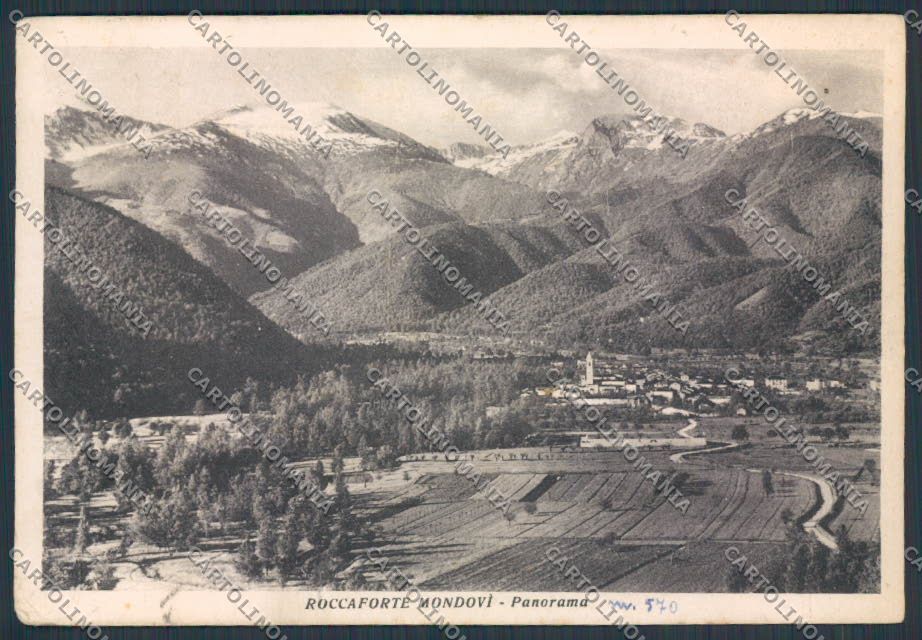 Cuneo Roccaforte Mondovì Panorama FG cartolina BB3508 – fronte