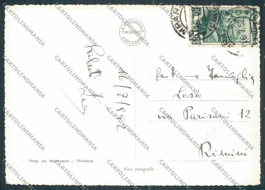 Cuneo Pamparato Valle Limona PIEGA foto FG cartolina BB3511 – retro