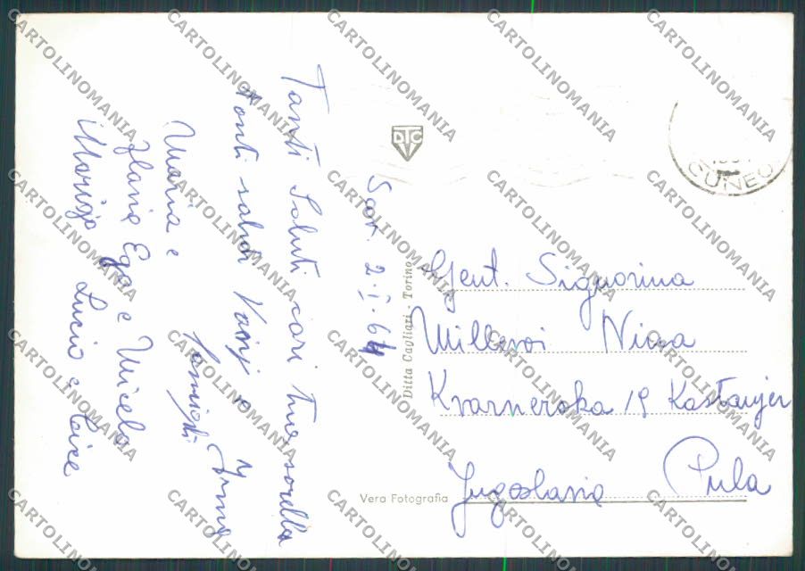 Cuneo Savigliano foto FG cartolina BB3513 – retro