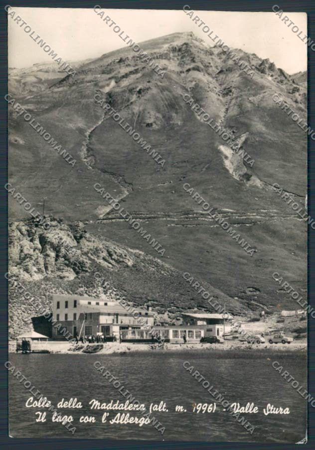 Cuneo Colle della Maddalena Lago foto FG cartolina BB3521 – fronte