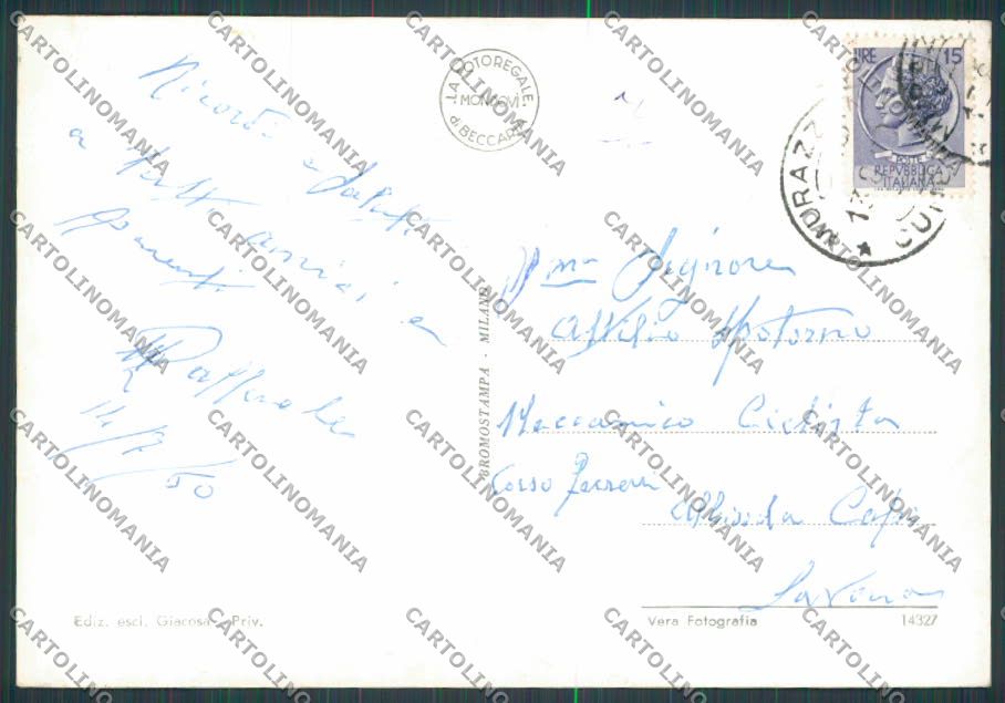 Cuneo Murazzano Panorama foto FG cartolina BB3534 – retro