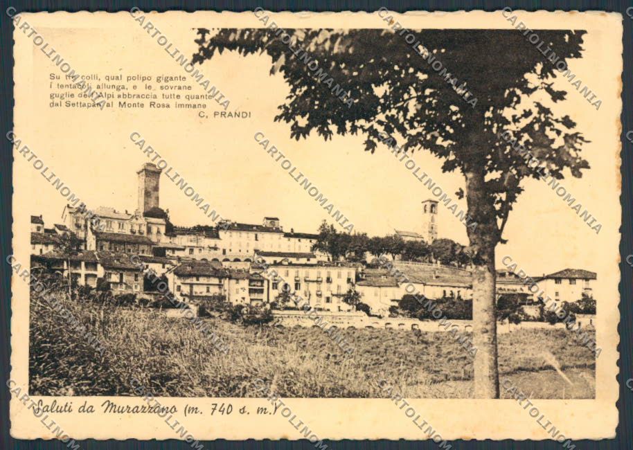 Cuneo Murazzano FG cartolina BB3537 – fronte