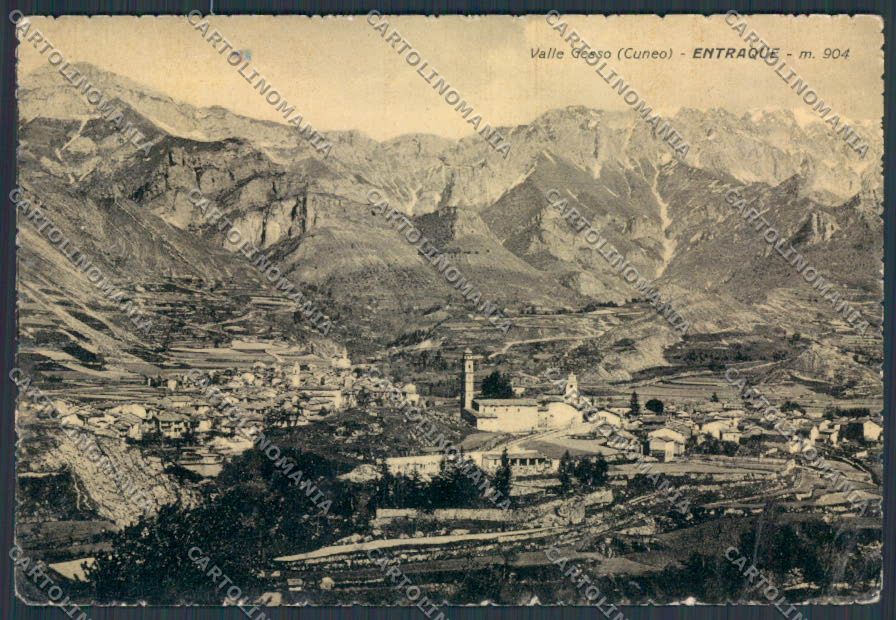 Cuneo Entraque Panorama FG cartolina BB3541 – fronte