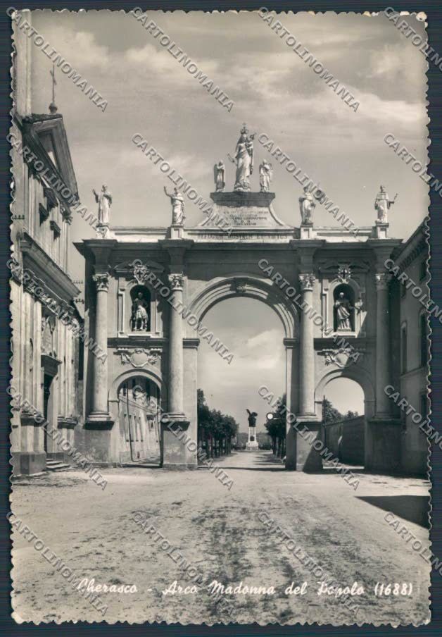 Cuneo Cherasco Arco Madonna del Popolo foto FG cartolina BB3546 – fronte