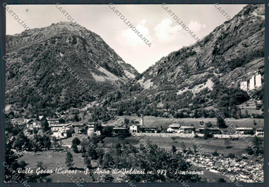 Cuneo Valdieri Sant Anna foto FG cartolina BB3554 – fronte