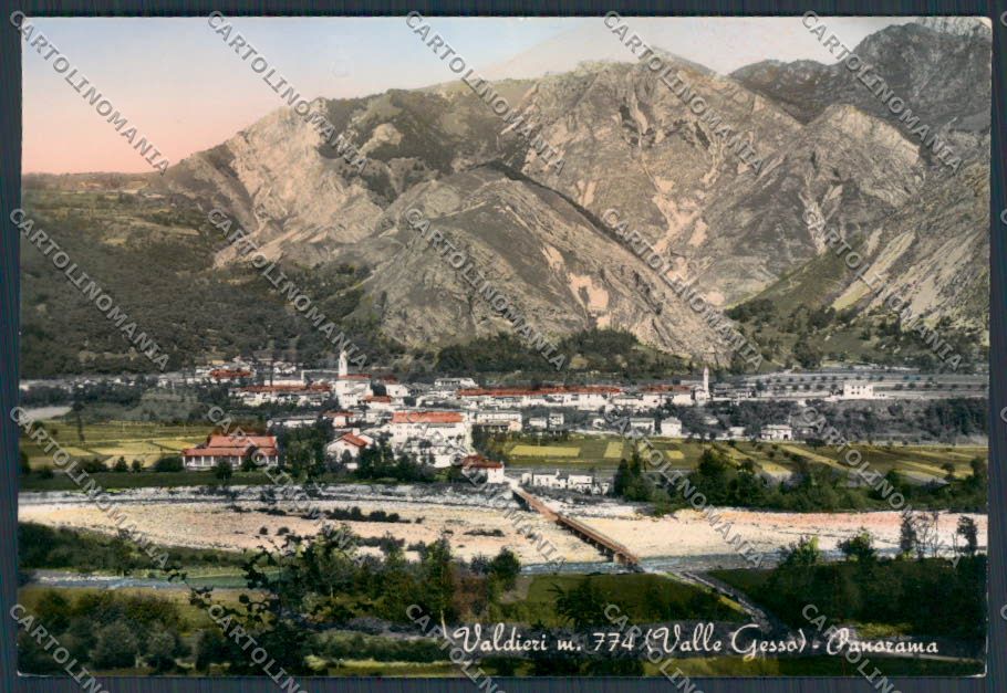 Cuneo Valdieri Panorama foto FG cartolina BB3555 – fronte