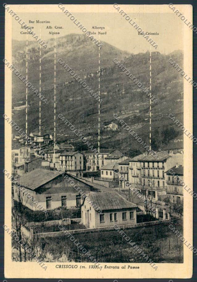 Cuneo Crisollo Panorama FG cartolina BB3560 – fronte