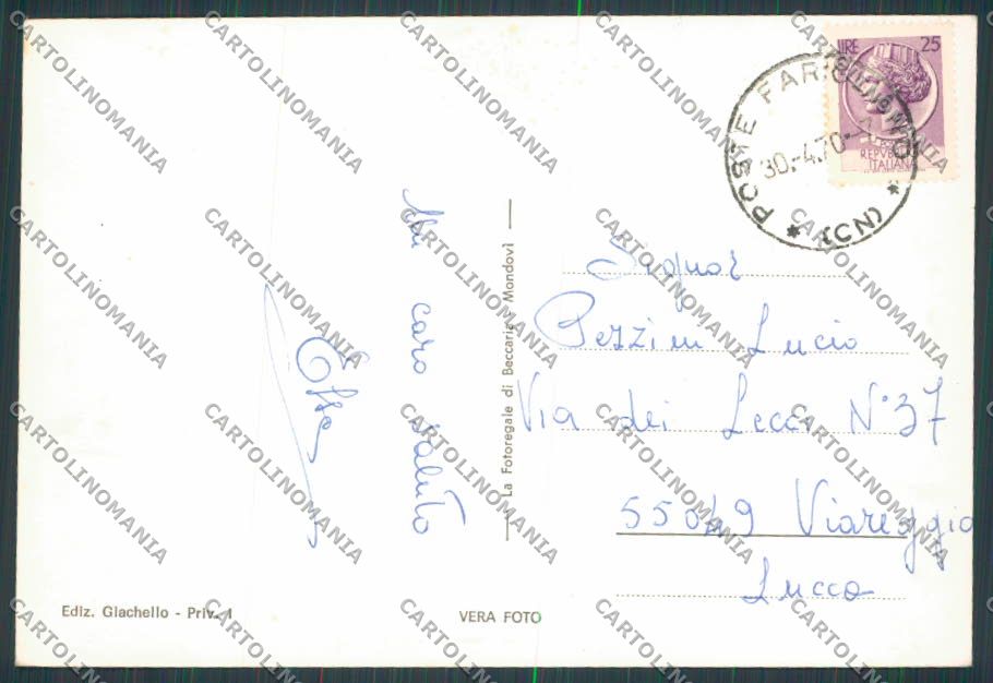 Cuneo Carrù foto FG cartolina BB3561 – retro