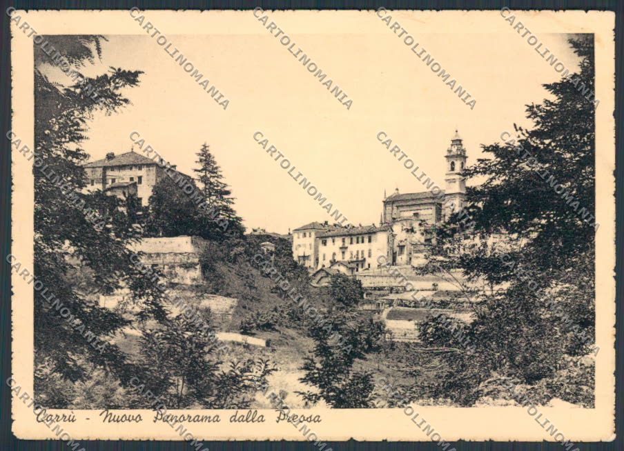Cuneo Carrù Panorama FG cartolina BB3562 – fronte