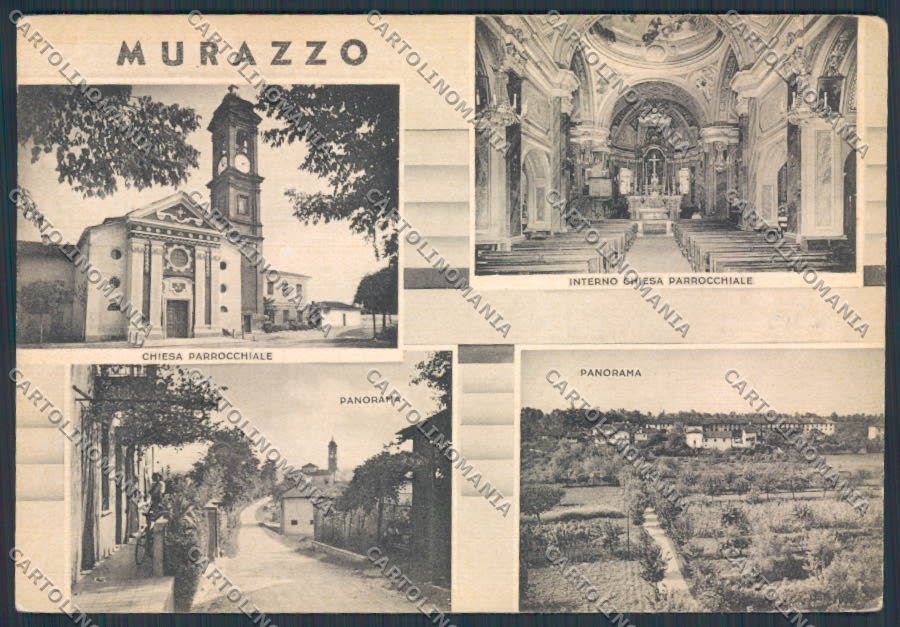Cuneo Murazzo Chiesa Parrocchiale FG cartolina BB3564 – fronte