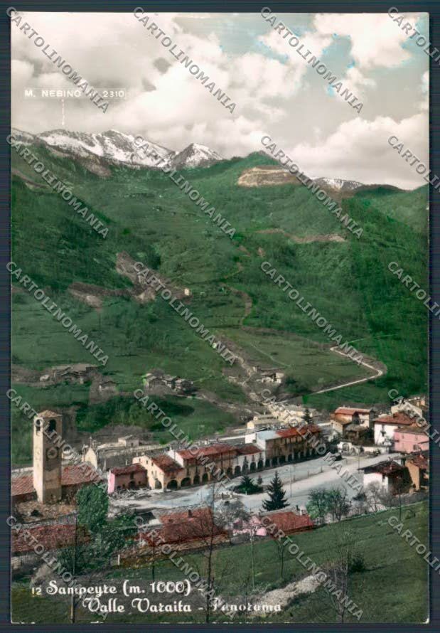 Cuneo Sampeyre Panorama foto FG cartolina BB3592 – fronte