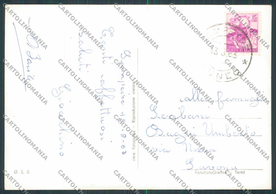 Cuneo Sampeyre Panorama foto FG cartolina BB3592 – retro