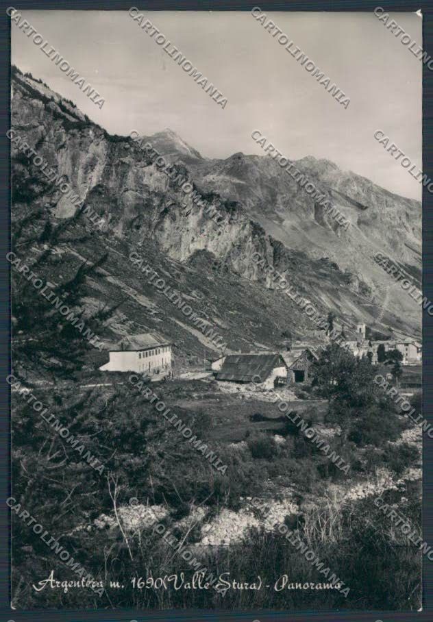 Cuneo Argentera Panorama foto FG cartolina BB3594 – fronte