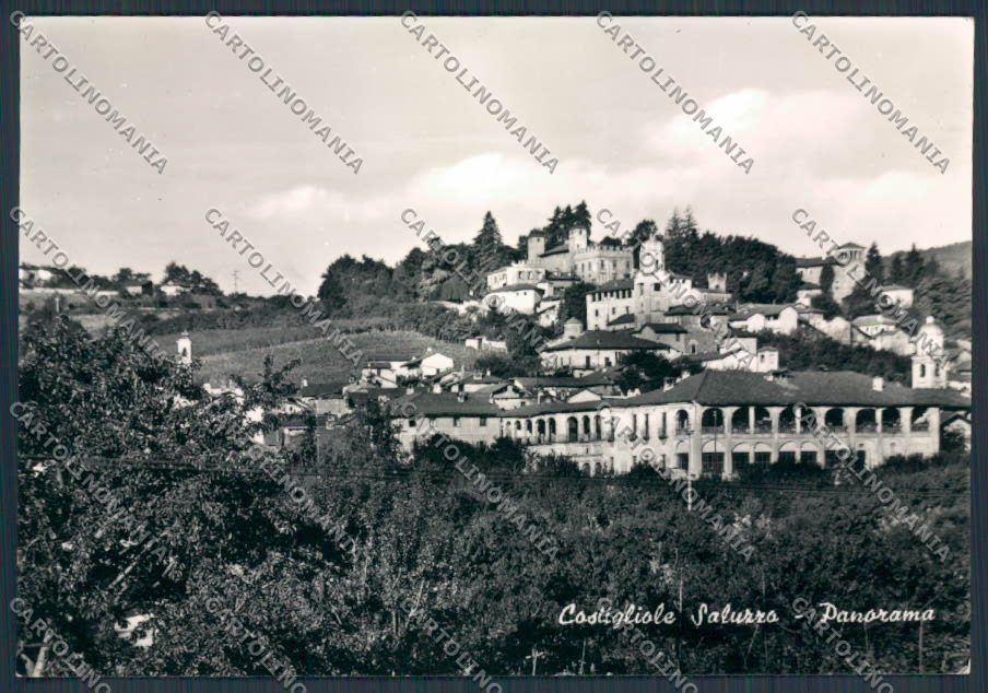 Cuneo Castigliole Saluzzo Panorama foto FG cartolina BB3618 – fronte
