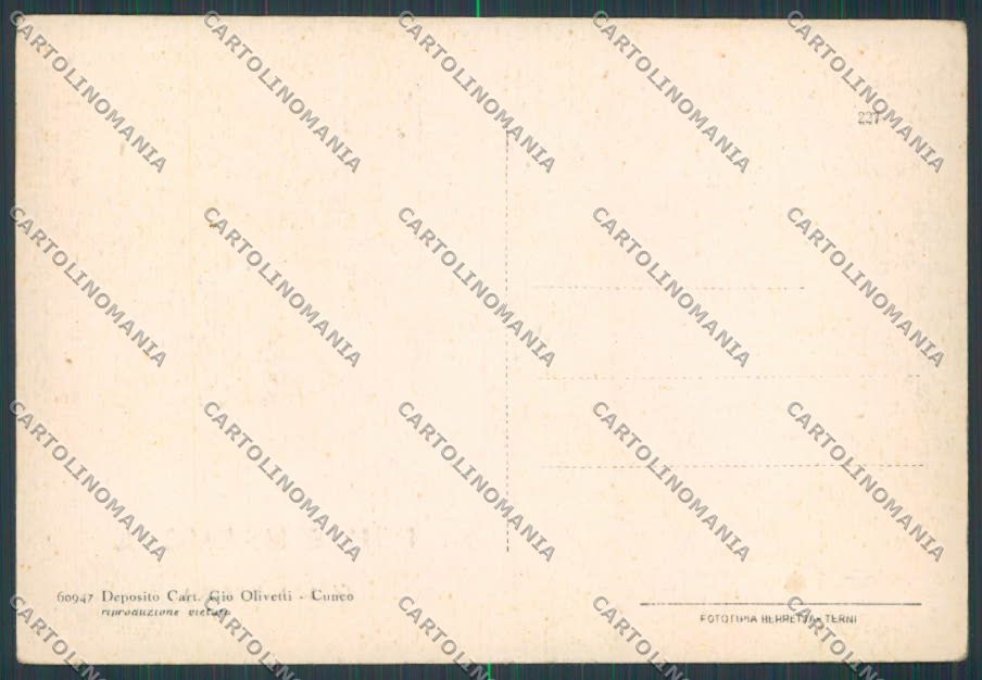 Cuneo Ponte Marmora FG cartolina BB3650 – retro