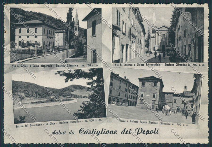 Bologna Castiglione dei Pepoli Saluti da Vedutine foto FG cartolina BB3686 – fronte