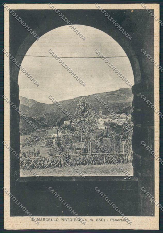 Pistoia San Marcello Saluti da Panorama FG cartolina BB3741 – fronte