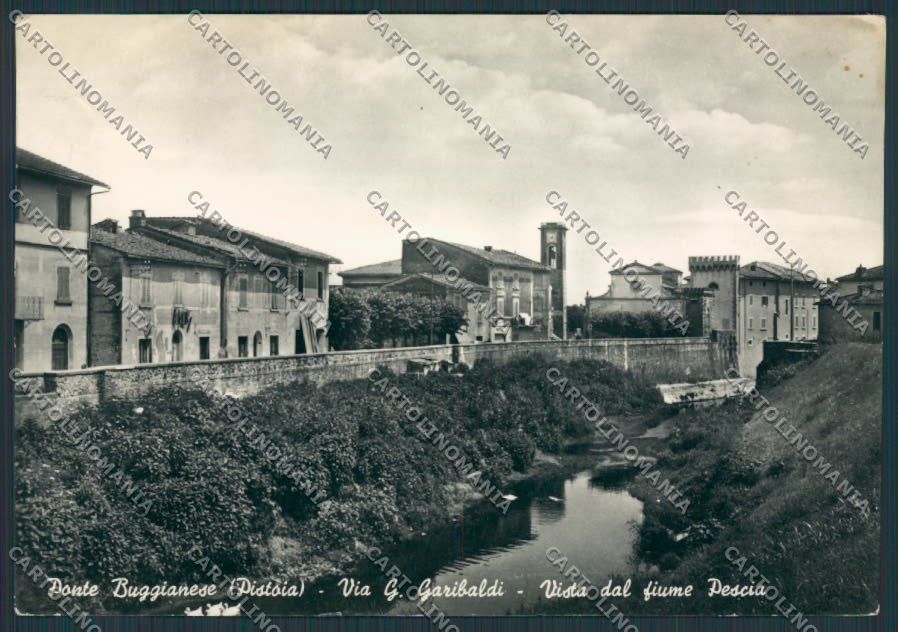 Pistoia Ponte Buggianese Via Garibaldi foto FG cartolina BB3754 – fronte