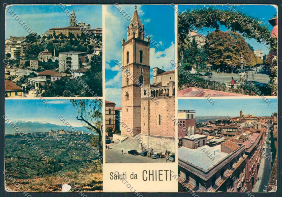 Chieti Città Saluti da STRAPPINO foto FG cartolina BB3790 – fronte