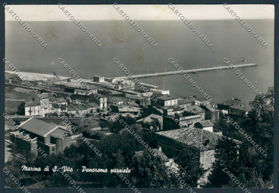 Chieti Marina di San Vito Panorama foto FG cartolina BB3802 – fronte