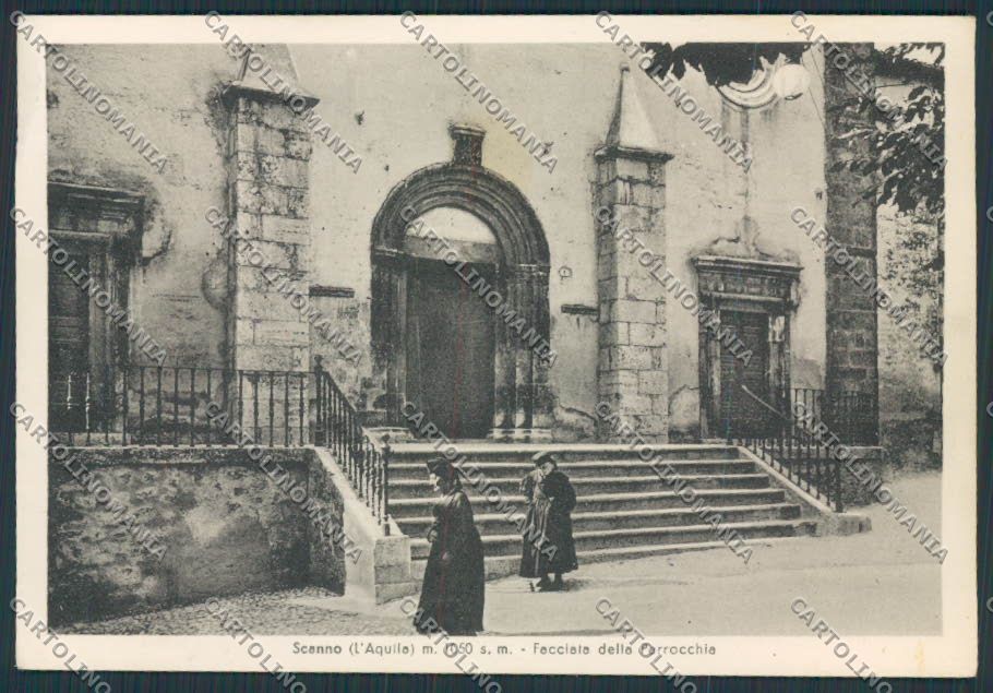 L'Aquila Scanno Parrocchia FG cartolina BB3876 – fronte