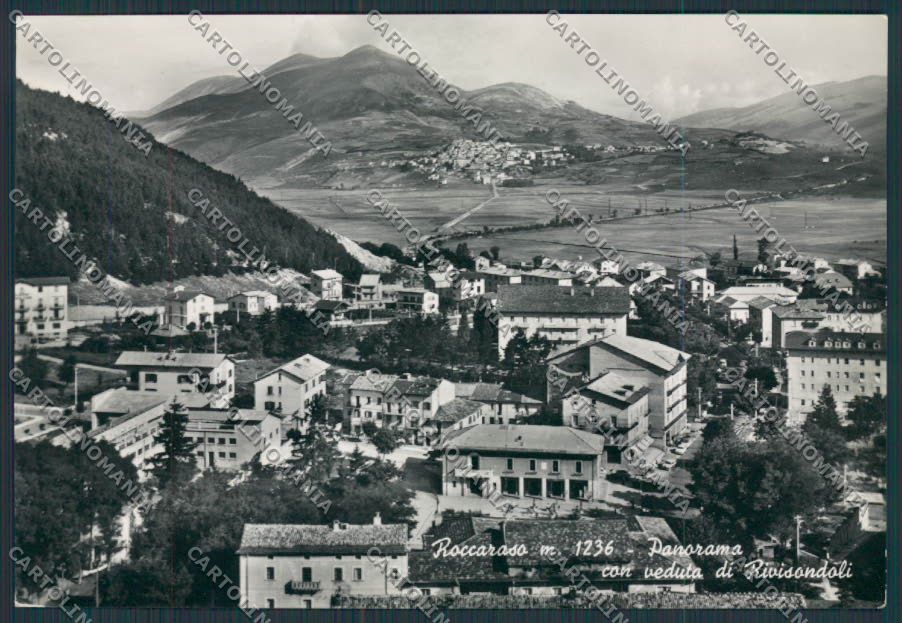 L'Aquila Roccaraso Rivisondoli foto FG cartolina BB3888 – fronte