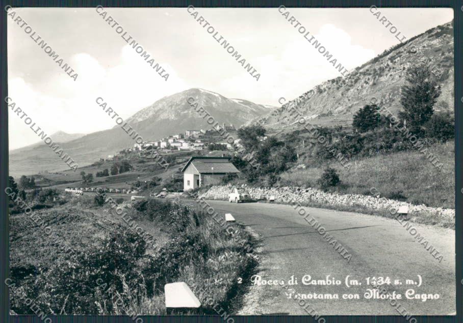 L'Aquila Rocca di Cambio Monte Cagno foto FG cartolina BB3916 – fronte
