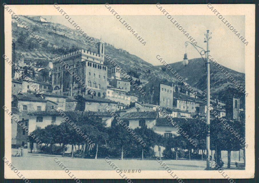 Perugia Gubbio Panorama FG cartolina BB3981 – fronte