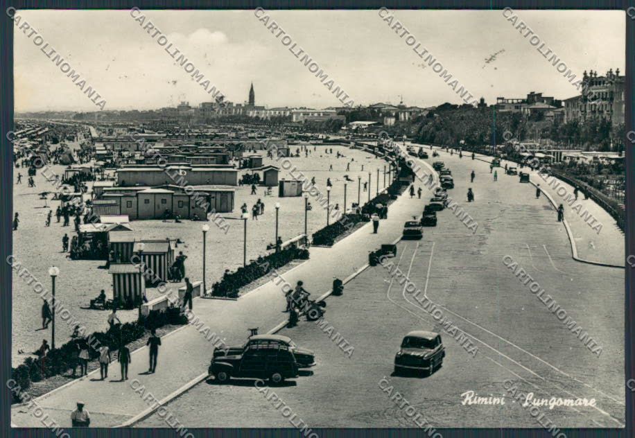 Rimini Città Lungomare foto FG cartolina BB3996 – fronte
