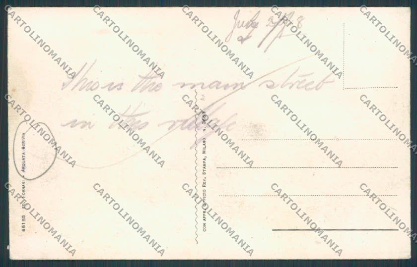 Alessandria Arquata Scrivia Via Libarna cartolina BB4046 – retro
