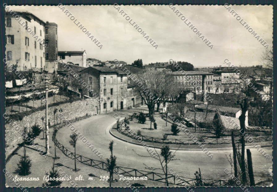 Grosseto Scansano Panorama foto FG cartolina BB4101 – fronte