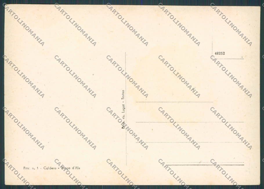 Vercelli Borgo D'Ale Corso Libertà FG cartolina BB4132 – retro