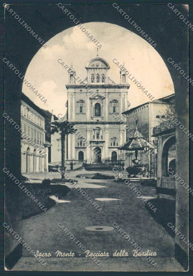 Vercelli Varallo Sacro Monte Basilica FG cartolina BB4138 – fronte