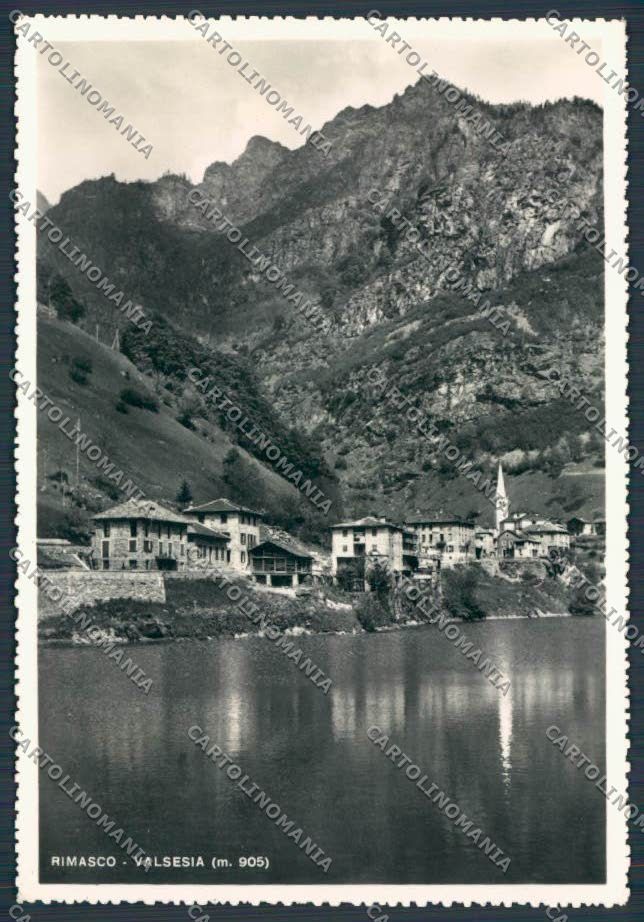 Vercelli Rimasco Valsesia Panorama foto FG cartolina BB4166 – fronte