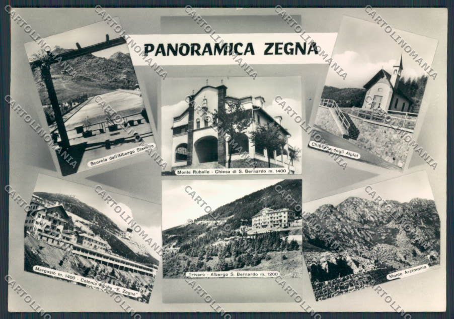 Biella Zegna Trivero Colia foto FG cartolina BB4169 – fronte