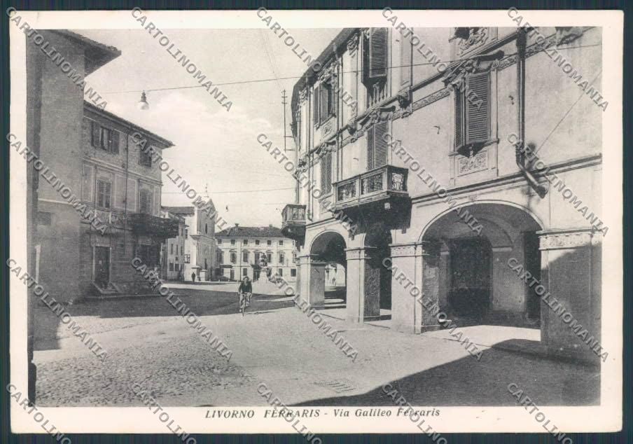 Vercelli Livorno Ferraris FG cartolina BB4172 – fronte