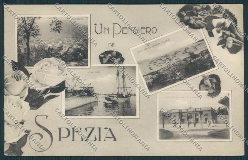 La Spezia Città Porto Pensieri da cartolina BB4211 – fronte