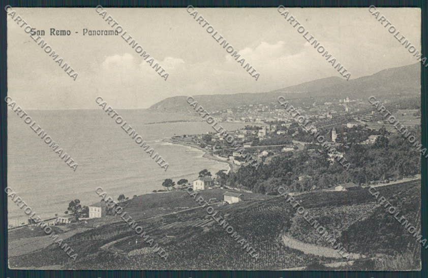 Imperia San Remo Panorama cartolina BB4245 – fronte