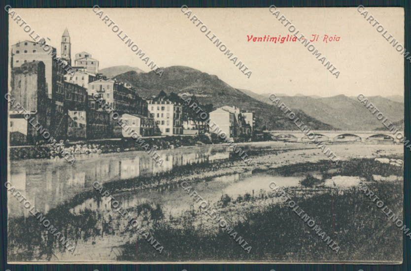 Imperia Ventimiglia il Roia cartolina BB4248 – fronte