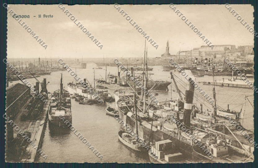 Genova Città Porto cartolina BB4252 – fronte