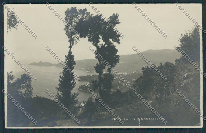 Genova Rapallo Via Montallegro J. Neer? foto cartolina BB4257 – fronte