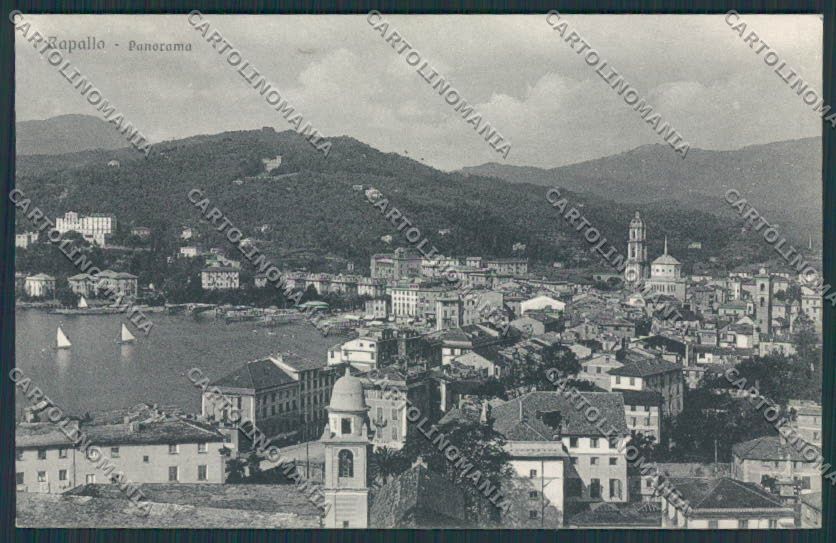 Genova Rapallo Panorama cartolina BB4258 – fronte