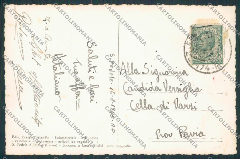 Como San Fedele d'Intelvi foto cartolina BB4272 – retro
